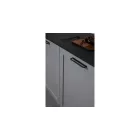 Fogantyú Furnipart D-LITE  160mm, fém, fekete matt