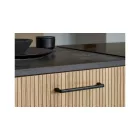 Fogantyú Furnipart EQUESTER  160mm, fém, fekete matt