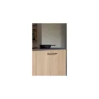 Fogantyú Furnipart EQUESTER  160mm, fém, fekete matt