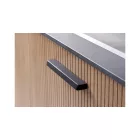 Fogantyú Furnipart GUILD  160mm, fém, fekete matt