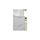 Fogantyú Furnipart VILLA  128mm, fém, fényes nikkel