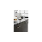 Fogantyú Furnipart VILLA  128mm, fém, fekete nikkel