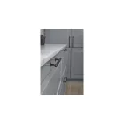 Fogantyú Furnipart VILLA  128mm, fém, fekete nikkel