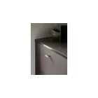 Fogantyú Furnipart VILLA T gomb, fém, fényes nikkel