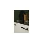 Fogantyú Furnipart DELTA  160mm, fém, fekete matt
