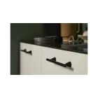 Fogantyú Furnipart DELTA  160mm, fém, fekete matt