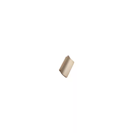 Fogantyú Furnipart LEAF   32mm, fém, csiszolt sárgaréz