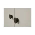 Fogantyú Furnipart CIRCLE gomb, fém, antik barna
