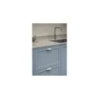 Fogantyú Furnipart LUNA   96mm, fém, szálcsiszolt