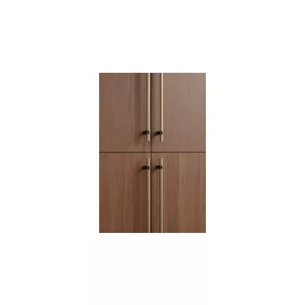 Fogantyú Furnipart BOND  320mm, fém-akumínium, antik barna - finoman csiszolt sárgaréz