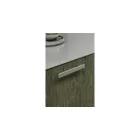 Fogantyú Furnipart TOOL  128mm, fém, szálcsiszolt