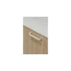 Fogantyú Furnipart LACE  160mm, fém, matt poros sárga