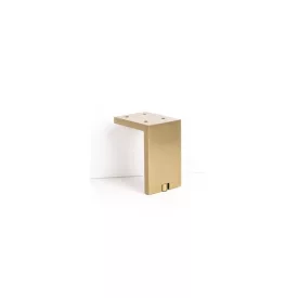  Fogantyú  Viefe FONDA láb, 100mm, alumínium, csiszolt sötét sárgaréz