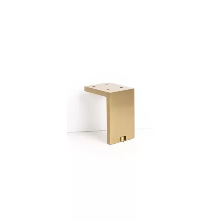 Fogantyú  Viefe FONDA láb, 100mm, alumínium, csiszolt sötét sárgaréz