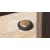 Ajtóütköző  Viefe LOW 48mm, alumínium, csiszolt pezsgő