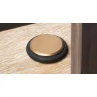 Ajtóütköző  Viefe LOW 68mm, alumínium, csiszolt pezsgő