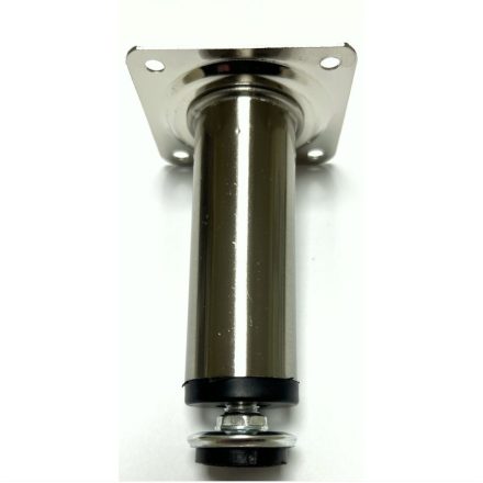 BLY SL30 fém cső bútorláb 100mm, nemesacél imitáció