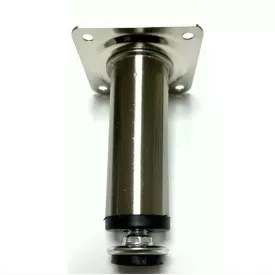 BLY SL30 fém cső bútorláb 150mm, nemesacél imitáció