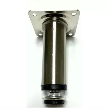 BLY SL30 fém cső bútorláb 150mm, nemesacél imitáció