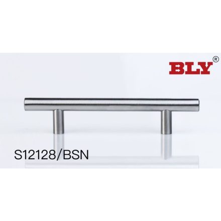 BLY S12 rúdfogantyú 128|188mm nemesacél imitáció + csavarok üreges