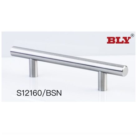 BLY S12 rúdfogantyú 160|220mm nemesacél imitáció + csavarok üreges