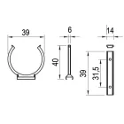 REHAU rehau-255854 alap lap rögz. Csavarra