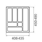 STRONG Evőeszköztartó 50/490 (435 x 490 mm) fehér