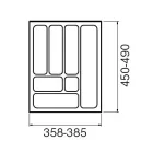 STRONG Evőeszköztartó 45/490 (385 x 490 mm) fémes