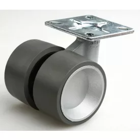   OGTM Kerék Formula 60 mm, alumínium, gumi futófelülettel szürke