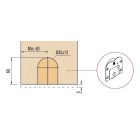 SISCO alsó görgő art. 1213