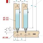 SISCO alsó görgő art. 1213