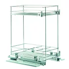VIBO alsó dupla kosár 450mm csillapítással jobbos/balos