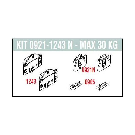 SISCO 0921-1243 vasalat szett 30kg csapággyal