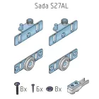 S-S37AL vasalat szett alu ajtókra 35 kg