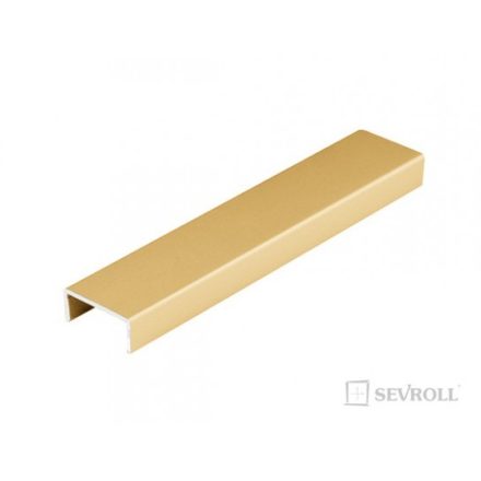 SEVROLL "U" profil rétegelt lemezhez 18mm 3m arany