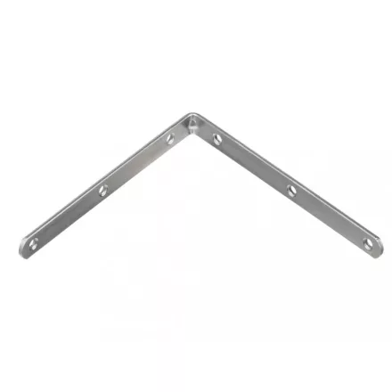 Sarokvas 150x150mm megerősített, cink fehér
