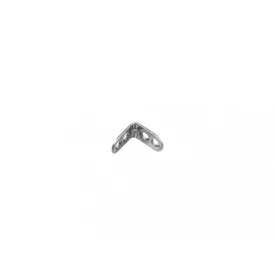 Sarokvas 25x25mm megerősített, cink fehér