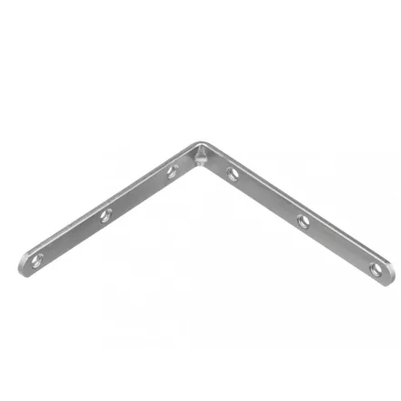 Sarokvas 120x120mm megerősített, cink fehér
