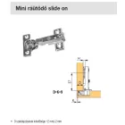 StrongHinges S3 minipánt ráütődő slide on talppal
