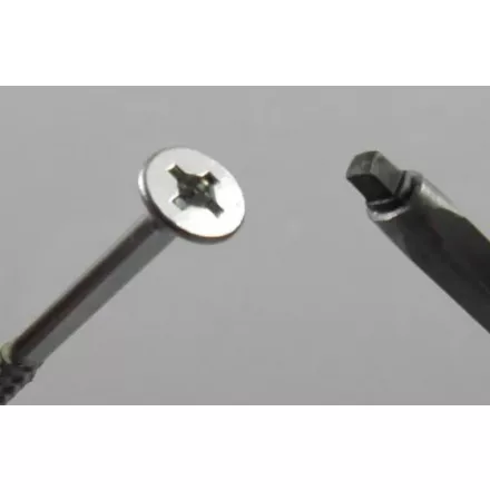 Uniquadrex csavar 3x20 süllyesztett cink fehér