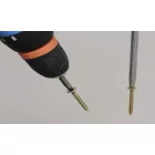 Csavar Uniquadrex 3x25 süllyesztett fej cink sárga
