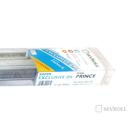 SEVROLL Prince vasalat szett harmonika ajtóhoz 1200mm ezüst