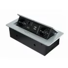 Konnektor Atom, felbillenő HDMI, alumínium - 265x118x67mm