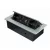 Konnektor Atom, felbillenő HDMI, alumínium - 265x118x67mm