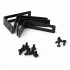 Konnektor Atom, felbillenő HDMI, fekete - 265x118x67mm