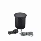 Konnektor Multibox 4-es + 2 USB + 2 RJ45 + induktív töltő, fekete