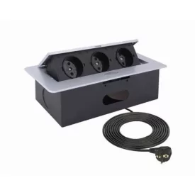 Konnektor Kombibox felbillenő 3-as, alu
