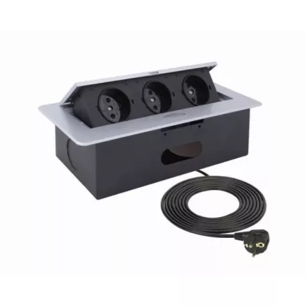 Konnektor Kombibox felbillenő 3-as, alu