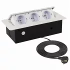 Konnektor Kombibox felbillenő 3-as, fehér