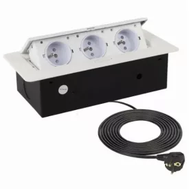 Konnektor Kombibox felbillenő 3-as, fehér